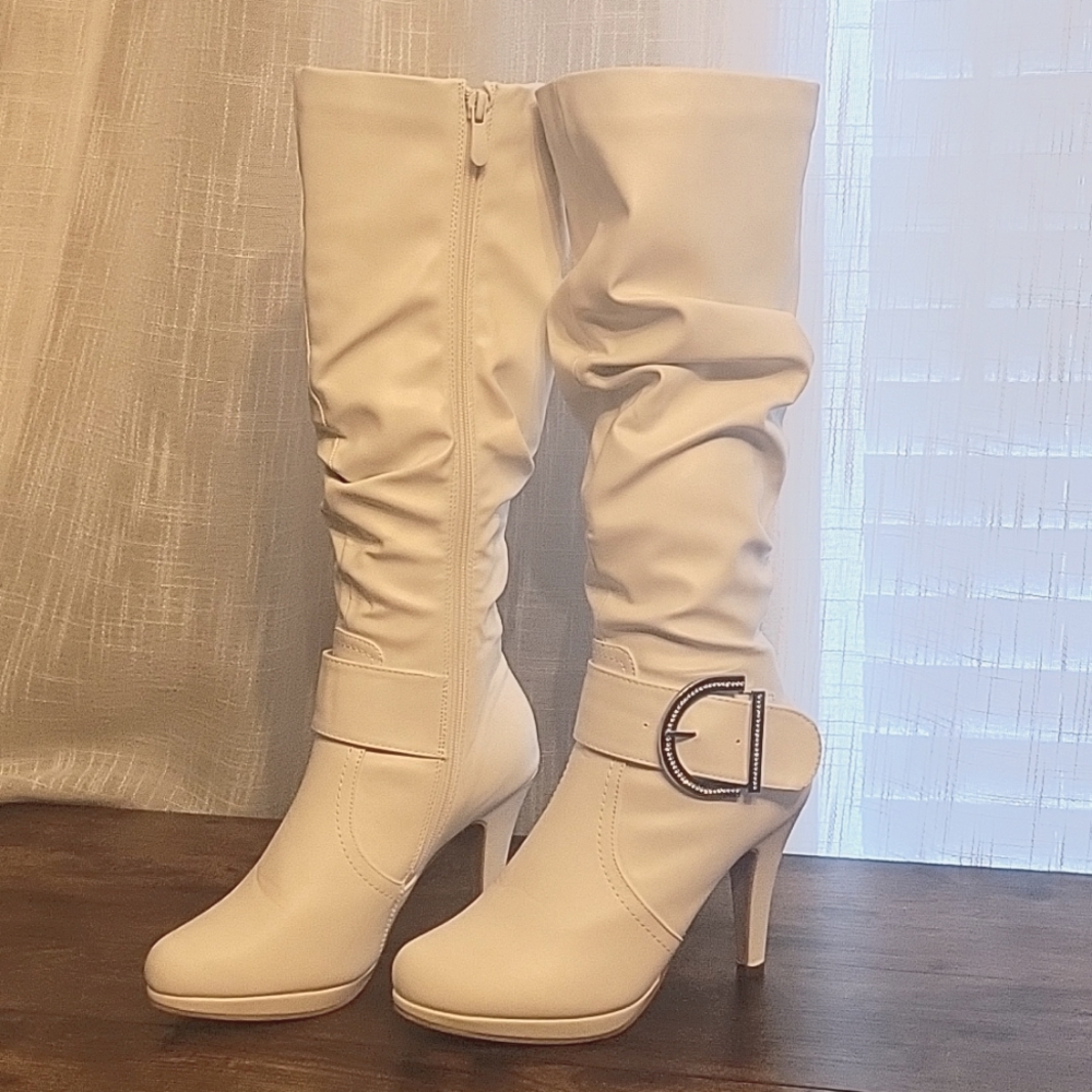 Dream Pairs Knee-High High-Heeled Boot